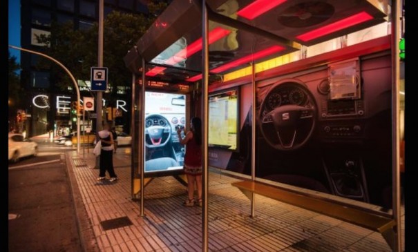 JCDecaux Globalzeep Seat marquesina