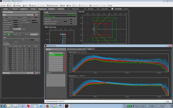 D&b ArrayCalc 8: Optimise La Qualité Sonore Dans Les Baies En Ligne