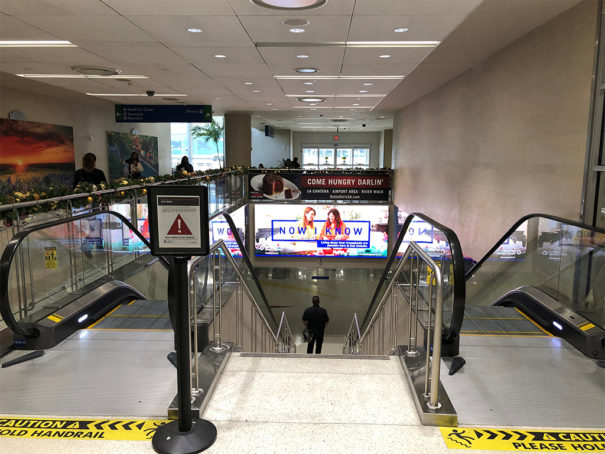 Nanolumens en aeropuerto San Antonio de Texas