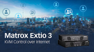 Matrox Extio-3-KVM sobre Internet