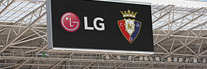 El Sadar se sitúa a la vanguardia de los estadios europeos con LG