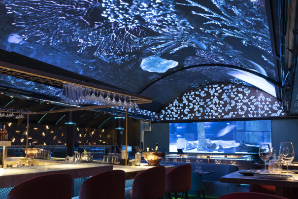 Visualmax brings Led technology to the Quintoelemento restaurant