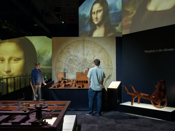 The Lume Melbourne Encircled Leonardo da Vinci