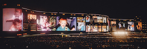 Disguise potencia el videowall Led exterior de Adele en Múnich al récord Guinness