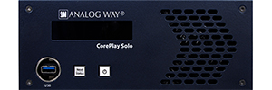 Analog Way CorePlay Solo: reproductor multimedia para eventos en directo