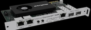 Panasonic adds Matrox ConvertIP SDM card to its full range of AVoIP visual systems